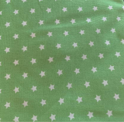 Halstuch für Hunde - Stoffe auf Lager - grün mit Sternen